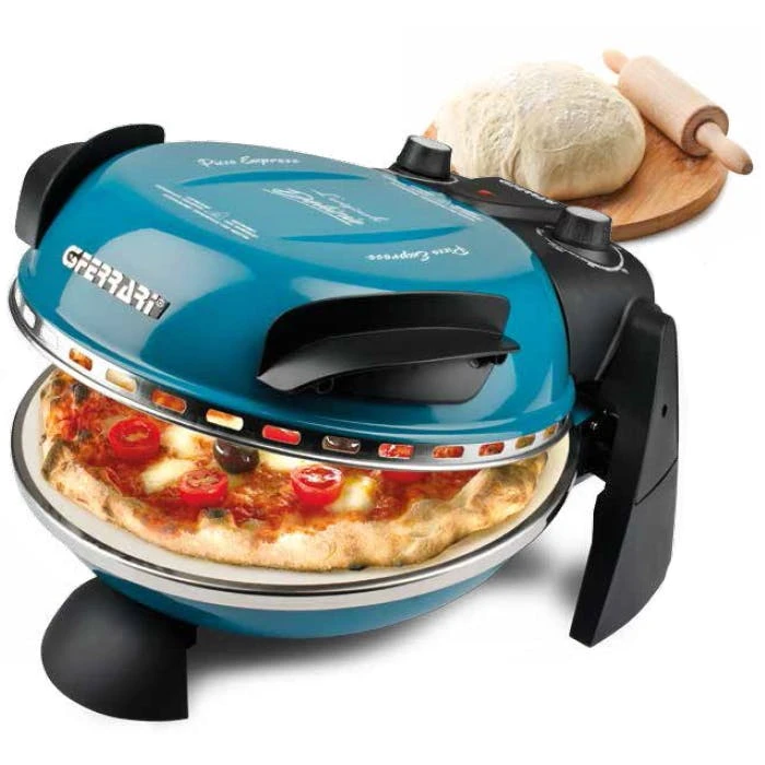 G3 Ferrari Delizia Pizzamacher/Ofen 1 Pizza/Pizzen 1200 W Schwarz, Blau – Bild 2