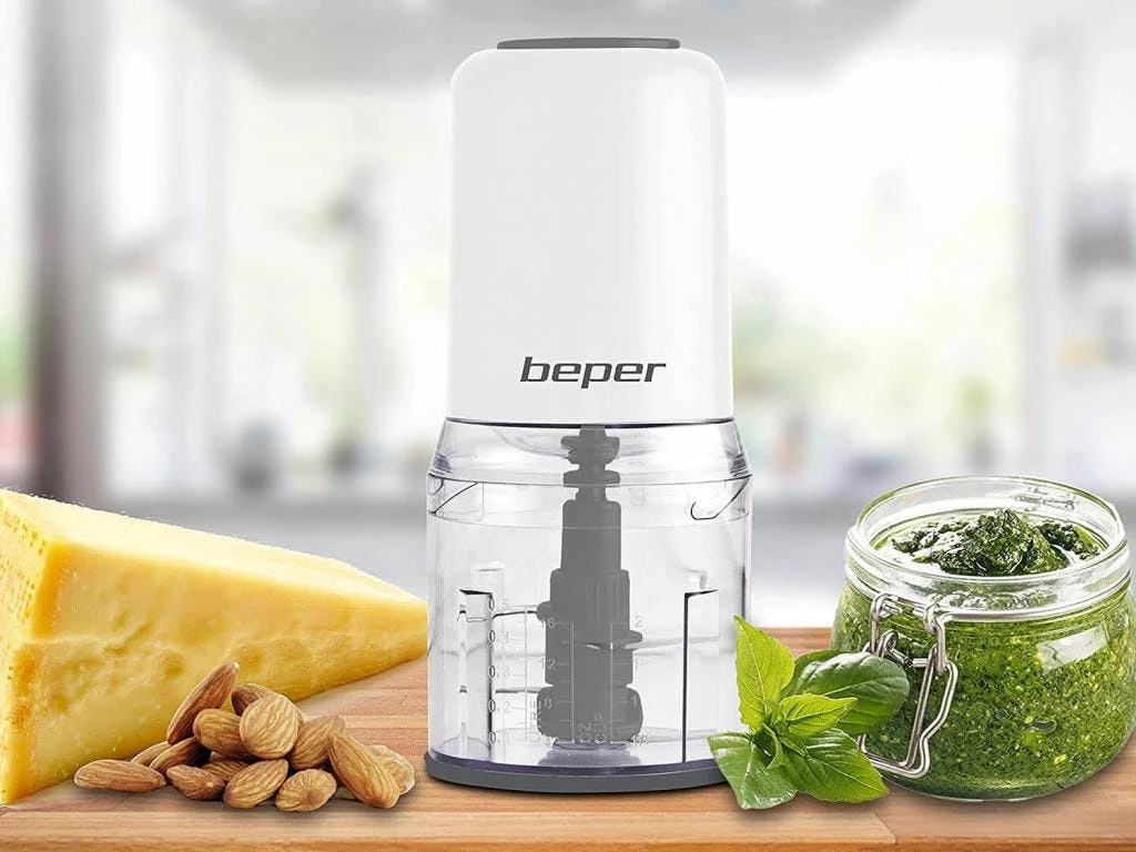 Beper BP.552 Universal-Zerkleinerer Mit Doppelter Klinge Für Gleichmäßiges Mahlen Und Zerkleinern – Bild 6