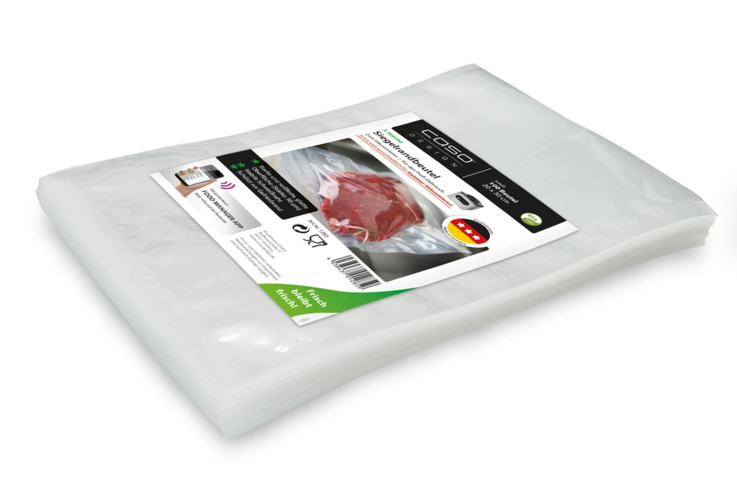 1000 Siegelrandbeutel, PA / PE 20 Cm X 13 Cm Transparent 90 My – Bild 5